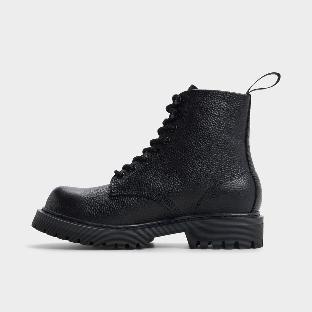 Aldo Doublezero in Other Black - Combat boot, Lug sole Other black