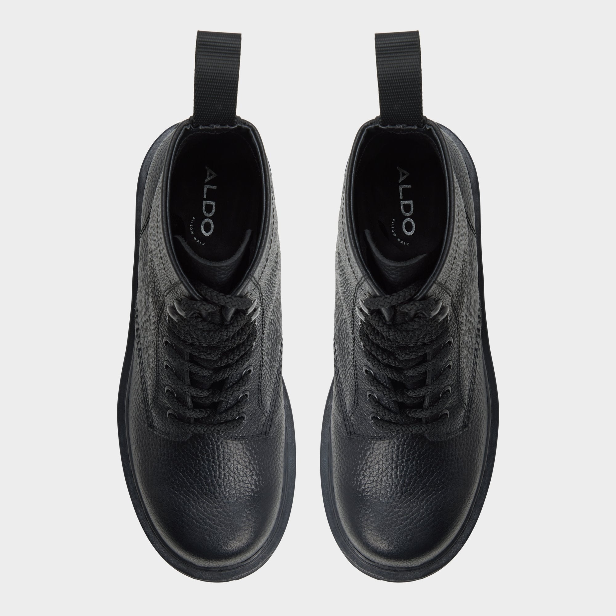 Aldo Doublezero in Other Black - Combat boot, Lug sole Other black