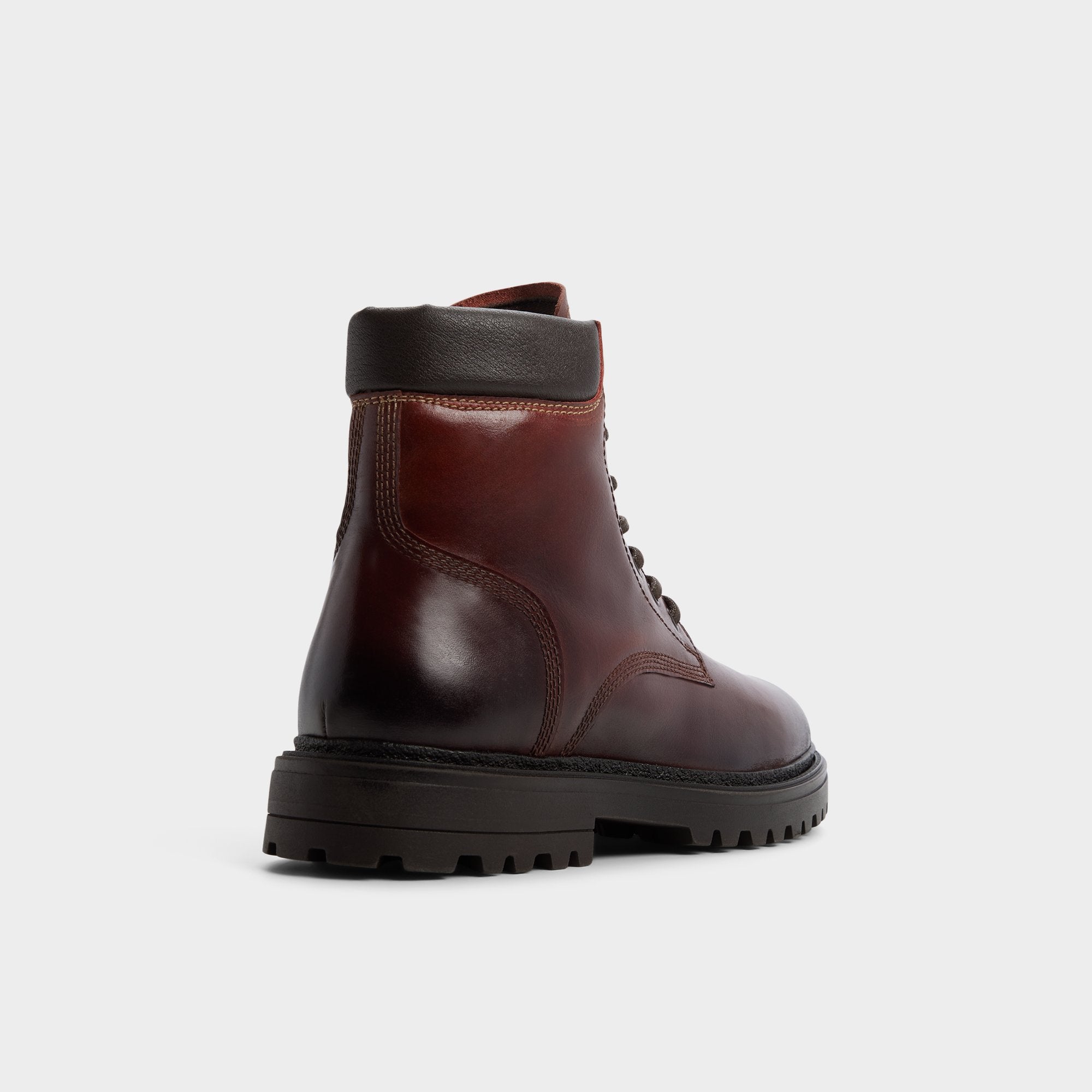 Aldo Draco in Medium Brown - Combat boot, Lug sole Medium brown