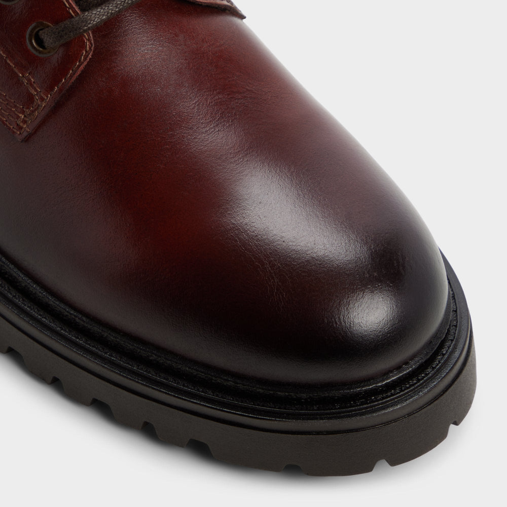 Aldo Draco in Medium Brown - Combat boot, Lug sole Medium brown
