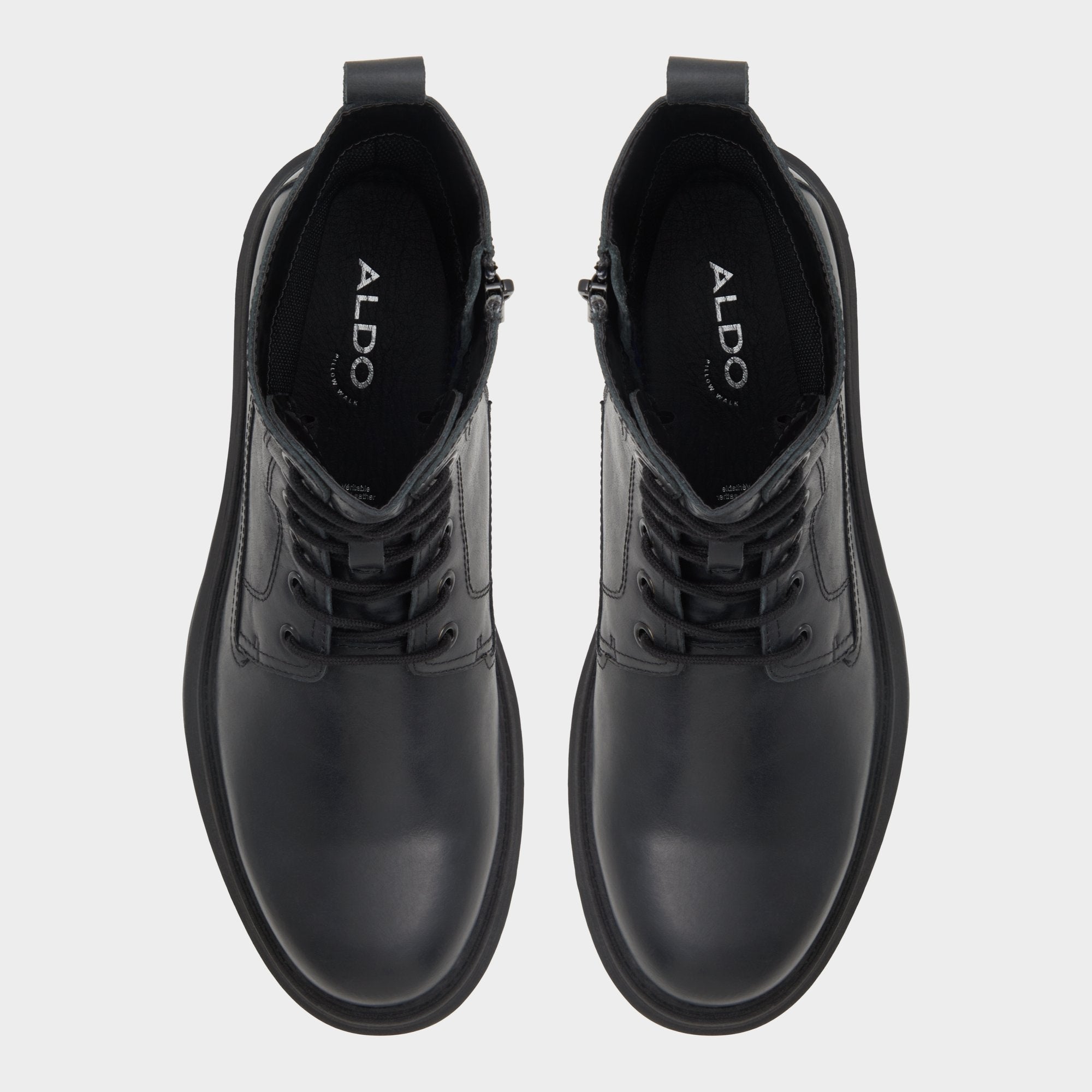 Aldo Reish Black Men's Lace-up boots - Lace-up boot, Lug sole Black
