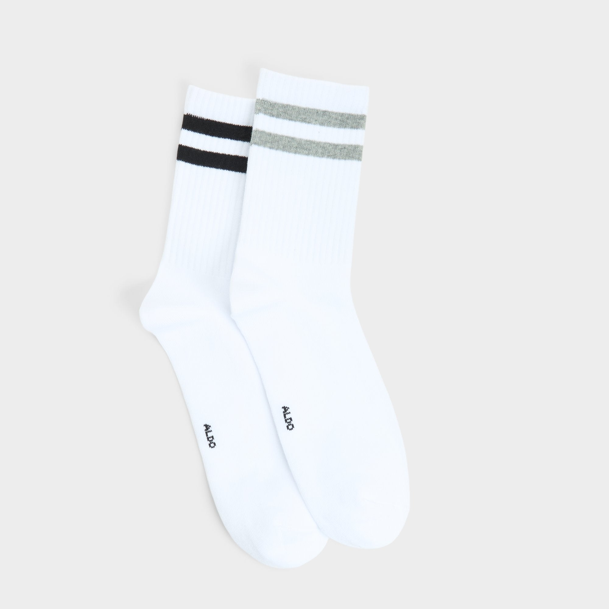 Aldo Retroline in Grey - Crew socks Grey