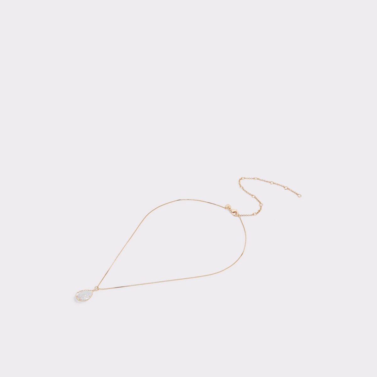 Aldo Beauceron Gold/Clear Multi Women's Necklaces - Teardrop necklace Gold/Clear Multi