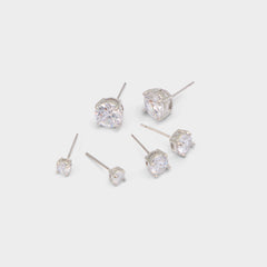 Aldo Alaynia in Silver Clear Multi - Earrings Silver/clear multi