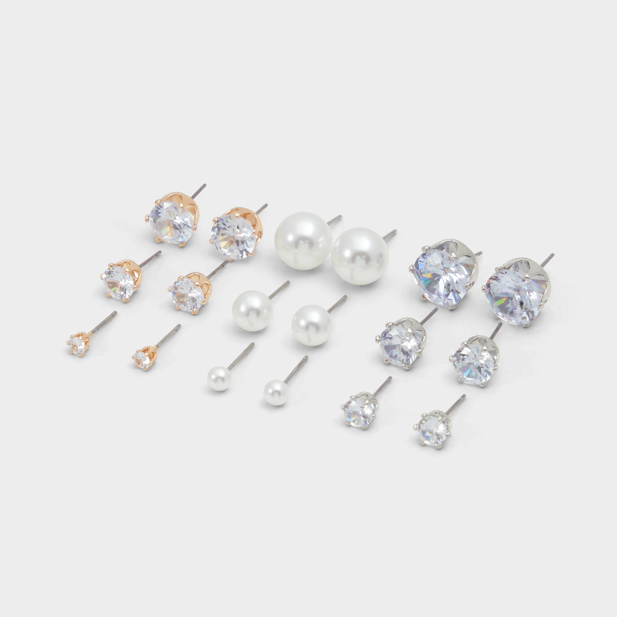 Aldo Daniellia Metallic Multi Women's Earrings - Stud earring set Metallic multi