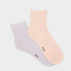 Aldo Frilluxe Light Purple Women's Socks - Crew socks Light Purple