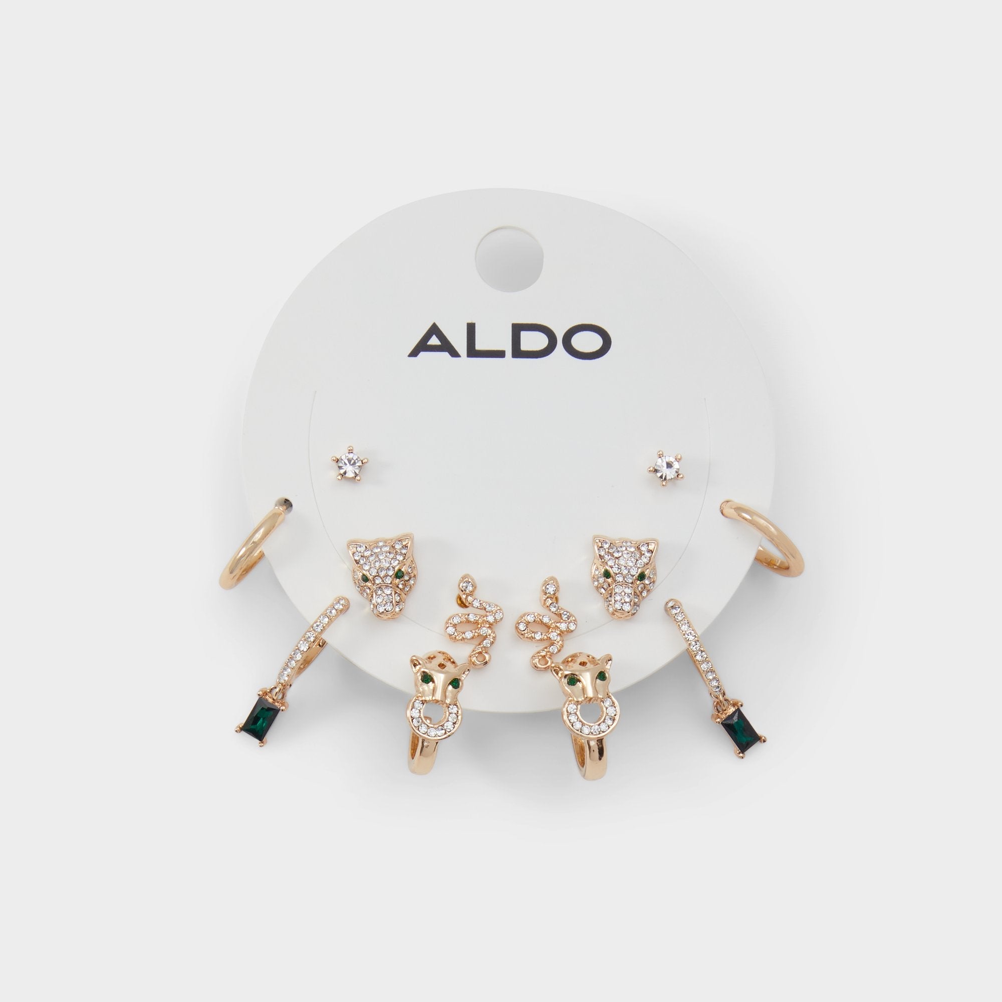 Aldo Junglechic Gold/Clear Multi Women's Earrings - Earrings Gold/Clear Multi