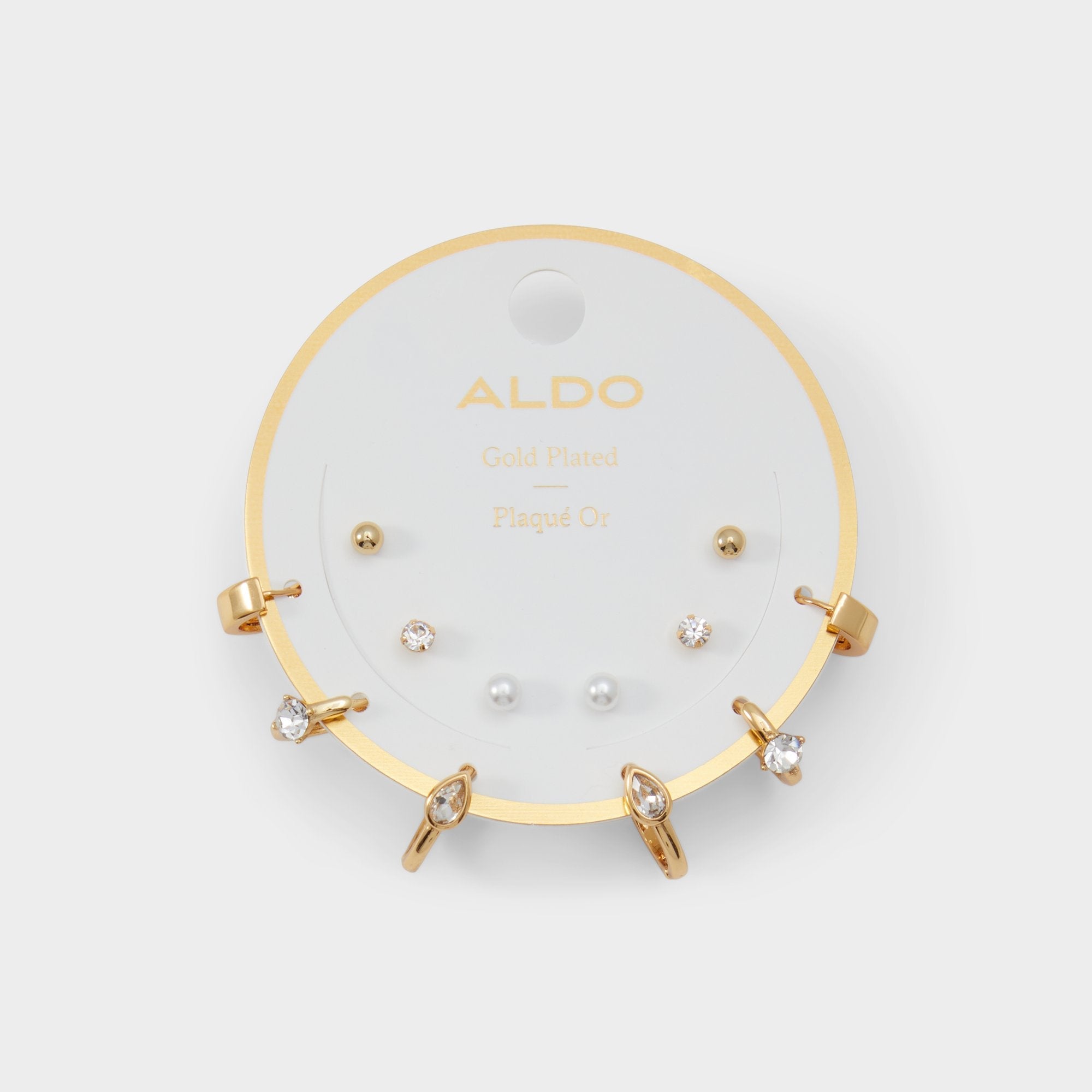 Aldo Faramanna Gold/Clear Multi Women's Cubic Zirconia - Earrings Gold/Clear Multi