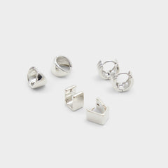 Aldo Adenariel in Silver - Huggie hoop earrings Silver