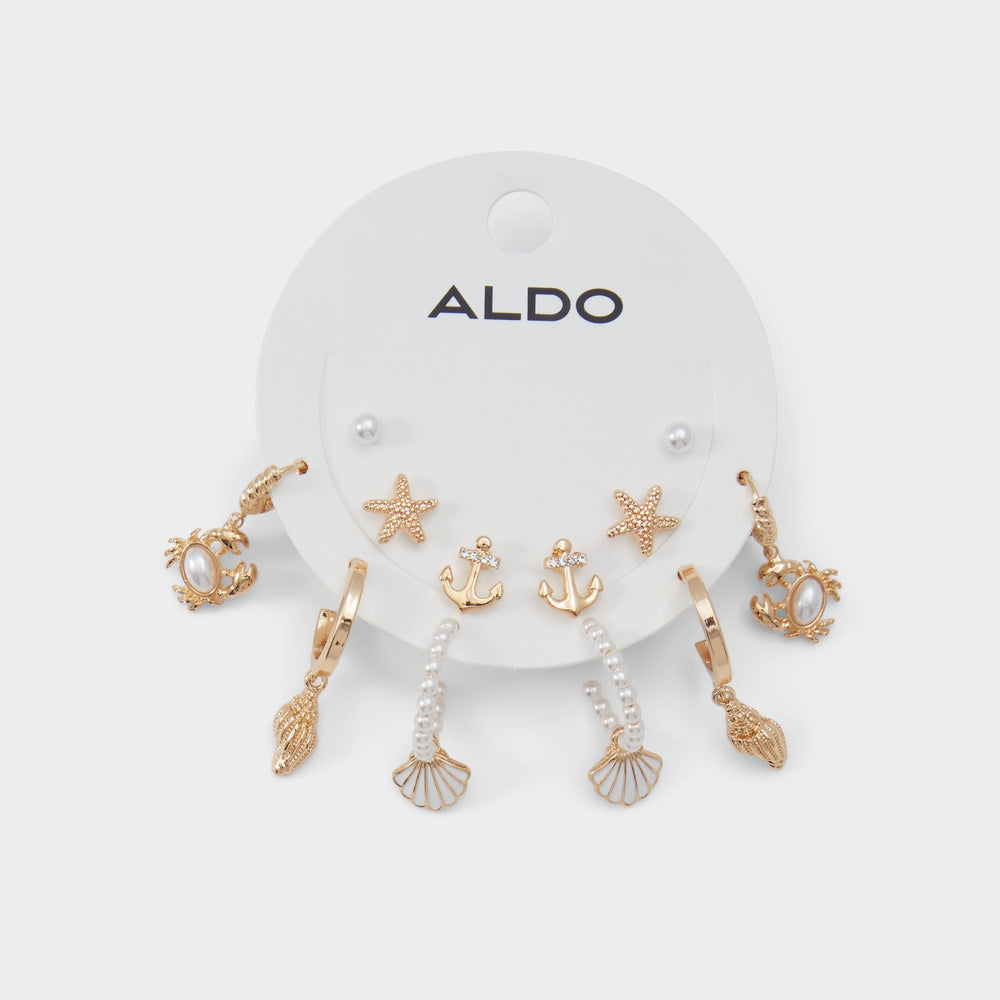 Aldo Myanchor Gold/Clear Multi Women's Earrings - Earrings Gold/Clear Multi