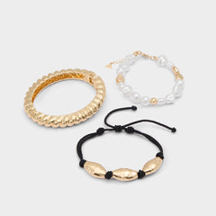 Aldo Emberr Black/Gold Multi Women's Bracelets - Bangle bracelet Black/gold multi