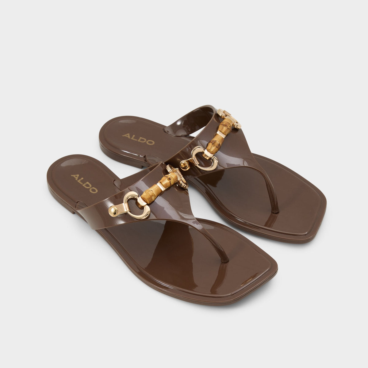 Aldo Flipnflow Brown Women's Jelly Sandals & Flip Flops - Jelly sandal Brown