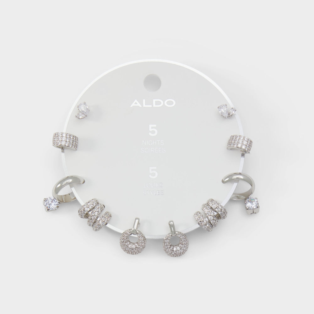 Aldo Fivelooks Silver/Clear Multi Women's Cubic Zirconia - Earrings Silver/Clear Multi