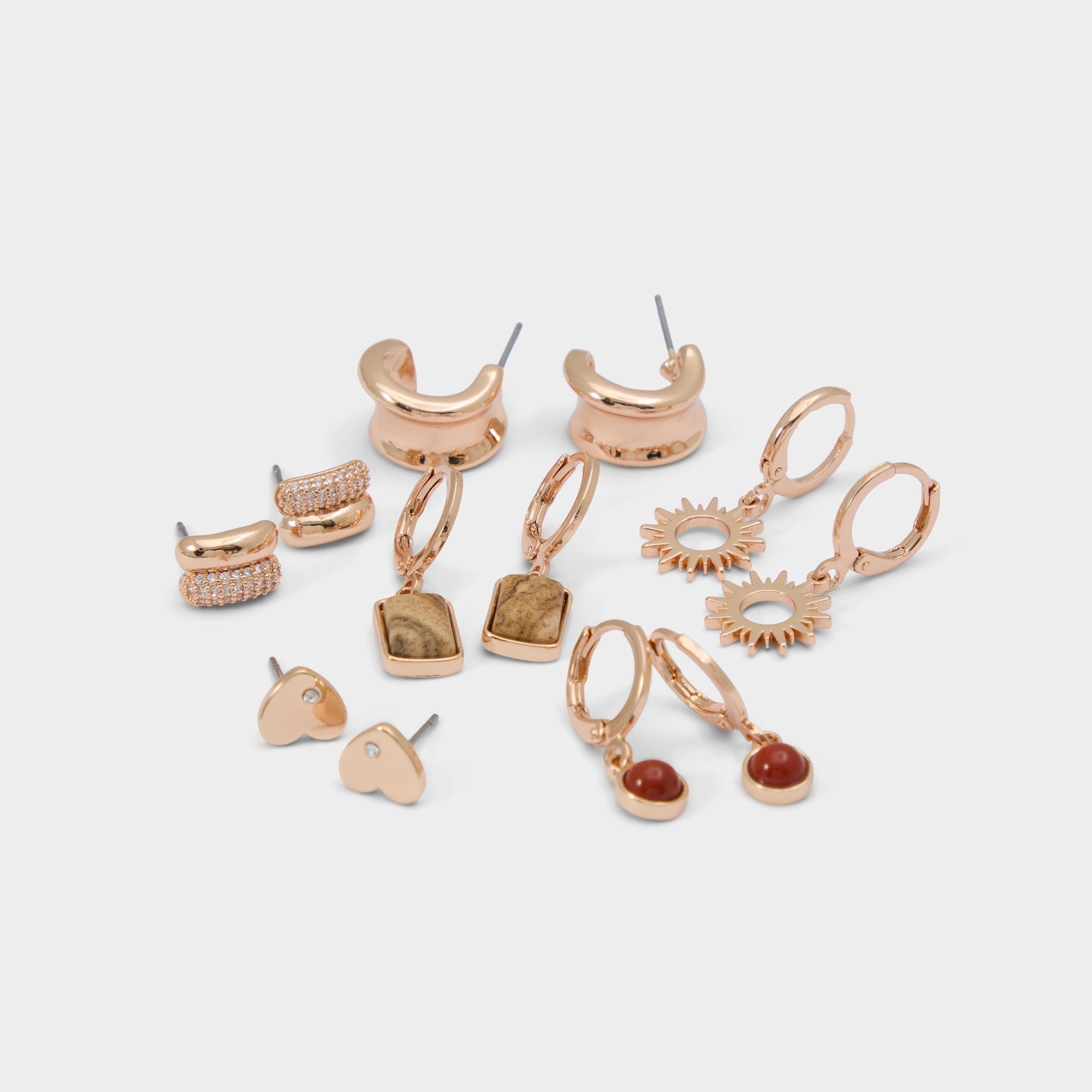 Aldo Everlly Other Brown Women's Earrings - Earring set Other brown