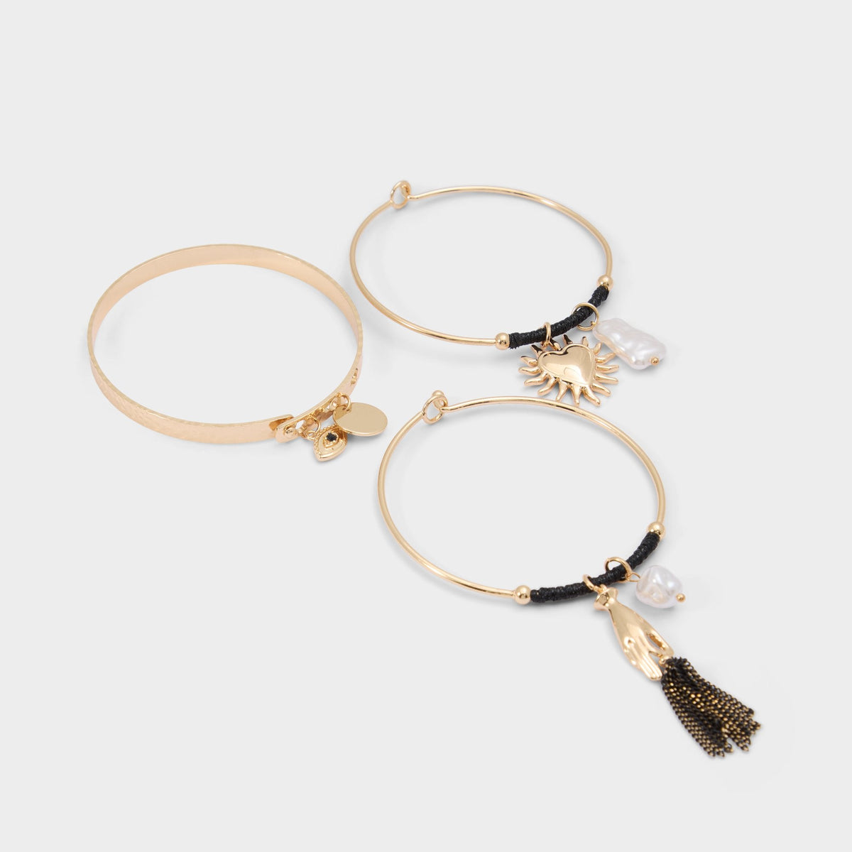 Aldo Mysticcharm in Black Gold Multi - Bracelet Black/gold multi