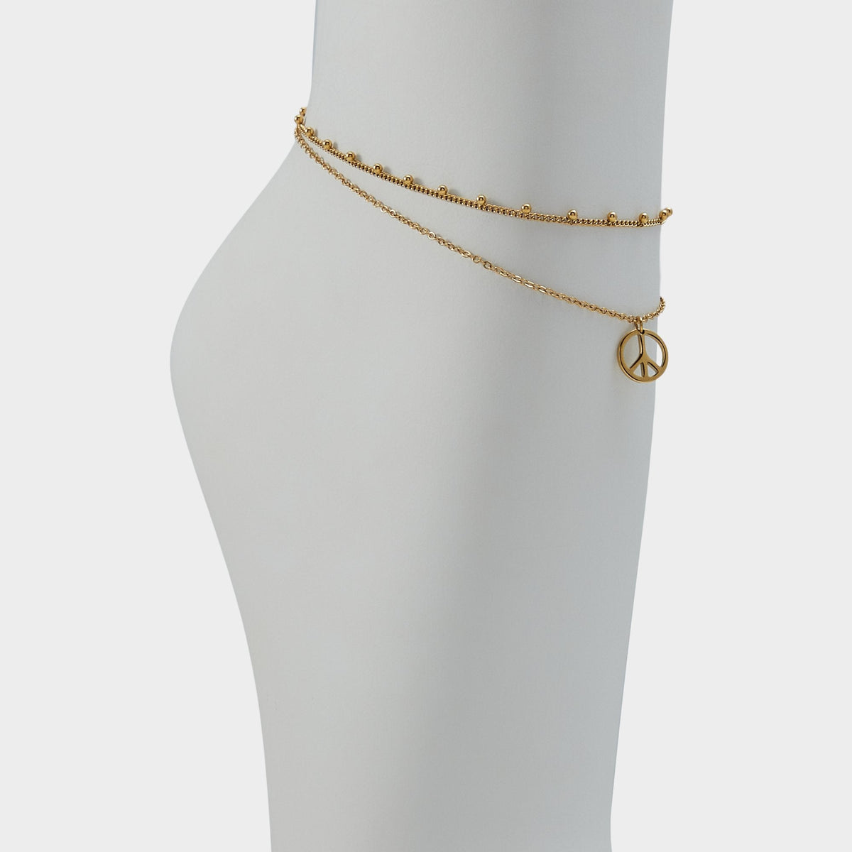 Aldo Peacelove Gold Women's Stainless Steel - Anklet Gold
