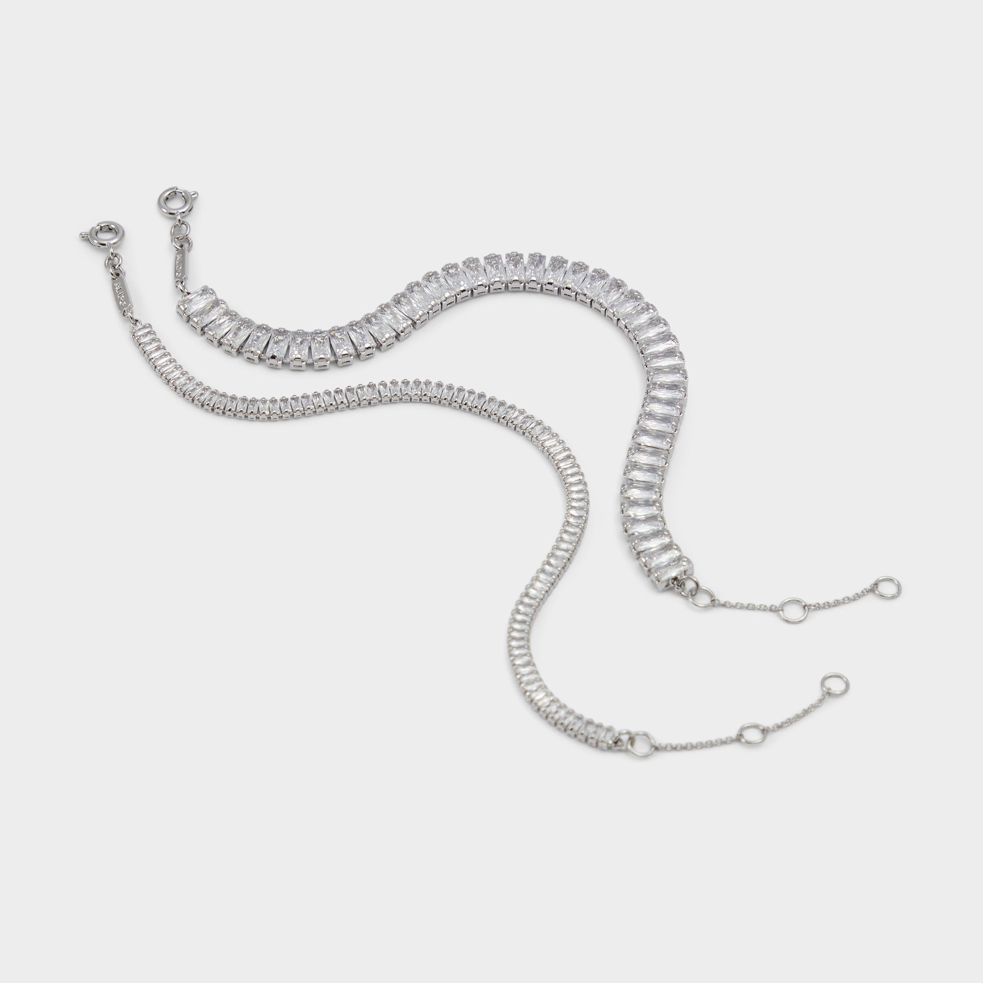 Aldo Lagodi Silver/Clear Multi Women's Cubic Zirconia - Bracelet Silver/Clear Multi