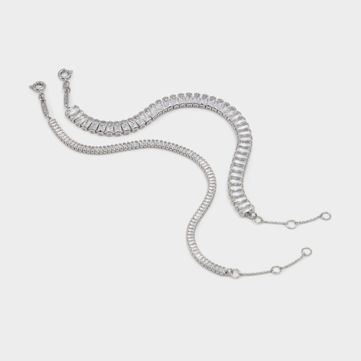 Aldo Lagodi Silver/Clear Multi Women's Cubic Zirconia - Bracelet Silver/Clear Multi
